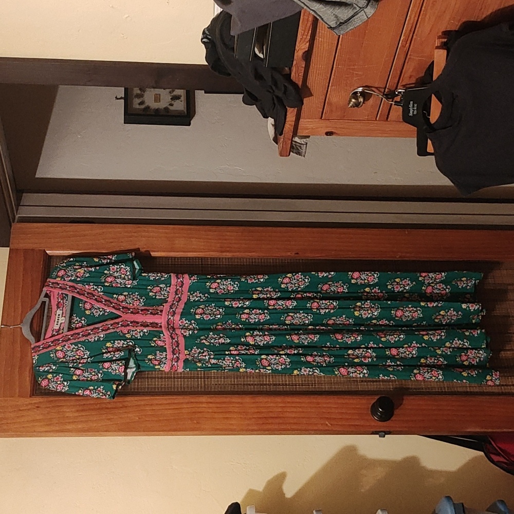 Boden Ellie Flutter Maxi Tea Dress